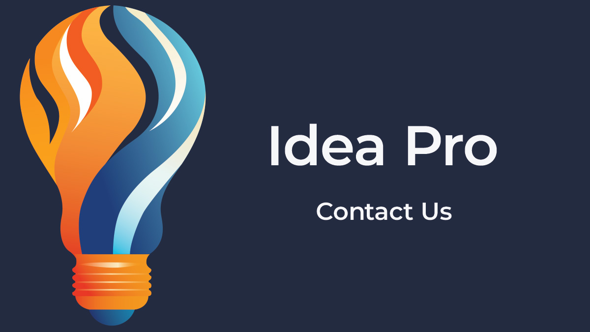 Contact Us - Idea Pro LLC